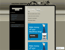 Tablet Screenshot of coletivocriativo.wordpress.com