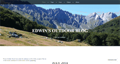 Desktop Screenshot of edwinsoutdoorblog.wordpress.com