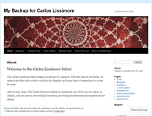 Tablet Screenshot of carloslissimorebackup.wordpress.com