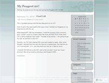 Tablet Screenshot of my207.wordpress.com