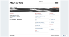 Desktop Screenshot of ailleurssurterre.wordpress.com