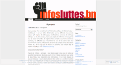 Desktop Screenshot of infosluttes.wordpress.com