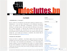 Tablet Screenshot of infosluttes.wordpress.com