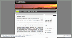 Desktop Screenshot of jobseeking.wordpress.com