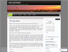 Tablet Screenshot of jobseeking.wordpress.com