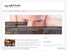 Tablet Screenshot of easyenglishteacher.wordpress.com