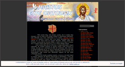 Desktop Screenshot of hristosesteortodox.wordpress.com