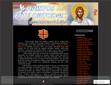 Tablet Screenshot of hristosesteortodox.wordpress.com