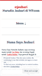 Mobile Screenshot of jauhari.wordpress.com