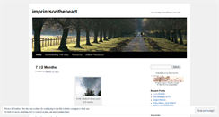 Desktop Screenshot of imprintsontheheart.wordpress.com