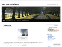 Tablet Screenshot of imprintsontheheart.wordpress.com