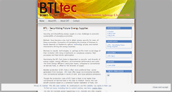 Desktop Screenshot of btltec.wordpress.com