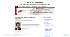 Desktop Screenshot of matchconference.wordpress.com