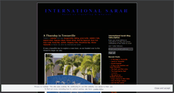 Desktop Screenshot of internationalsarah.wordpress.com