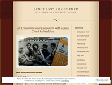 Tablet Screenshot of fencepostfilosopher.wordpress.com