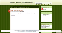 Desktop Screenshot of dwgolfshow.wordpress.com