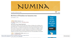 Desktop Screenshot of numinanovel.wordpress.com