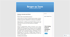 Desktop Screenshot of bergenopzoom.wordpress.com