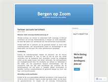 Tablet Screenshot of bergenopzoom.wordpress.com