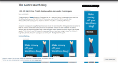 Desktop Screenshot of iloveinwatch.wordpress.com