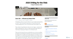 Desktop Screenshot of amawriting.wordpress.com