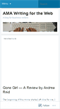 Mobile Screenshot of amawriting.wordpress.com