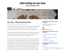 Tablet Screenshot of amawriting.wordpress.com