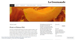 Desktop Screenshot of gourmandeguide.wordpress.com