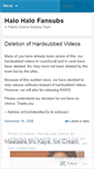 Mobile Screenshot of halohalofansubs.wordpress.com