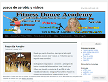 Tablet Screenshot of pasosdeaerobic.wordpress.com