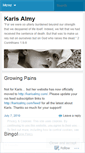 Mobile Screenshot of karisalmy.wordpress.com