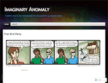 Tablet Screenshot of imaginaryanomaly.wordpress.com