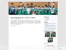 Tablet Screenshot of munkbraruphandball.wordpress.com