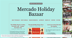 Desktop Screenshot of mercadoholidaybazaar.wordpress.com