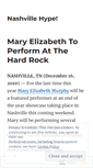 Mobile Screenshot of nashvillehype.wordpress.com