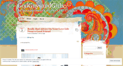 Desktop Screenshot of godguysandgirls.wordpress.com