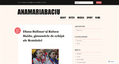 Desktop Screenshot of anamariabaciu.wordpress.com