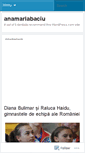 Mobile Screenshot of anamariabaciu.wordpress.com