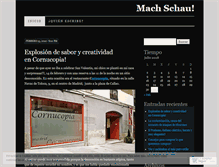 Tablet Screenshot of machschaublog.wordpress.com