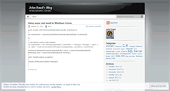 Desktop Screenshot of johnenad.wordpress.com