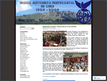 Tablet Screenshot of chilepentecostal.wordpress.com