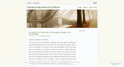 Desktop Screenshot of literaturecomunity.wordpress.com