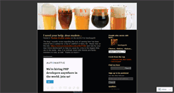 Desktop Screenshot of beerbygarth.wordpress.com