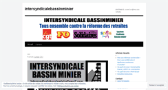 Desktop Screenshot of intersyndicalebassinminier.wordpress.com