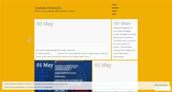 Desktop Screenshot of canisiuschronicles.wordpress.com
