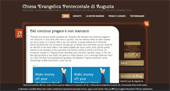 Desktop Screenshot of chiesaevangelicadiaugusta.wordpress.com