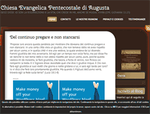 Tablet Screenshot of chiesaevangelicadiaugusta.wordpress.com