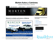 Tablet Screenshot of mortonautos.wordpress.com