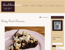 Tablet Screenshot of chocolateandonions.wordpress.com