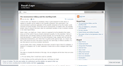 Desktop Screenshot of pascalslager.wordpress.com